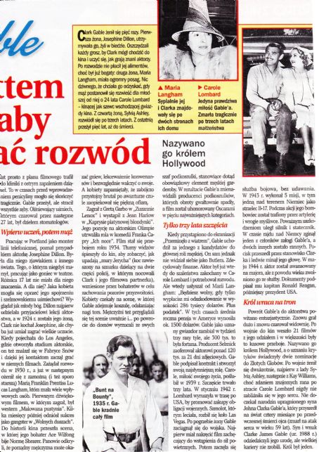 Clark Gable - Retro Magazine Pictorial [Poland] (June 2015)