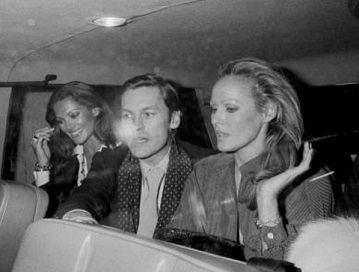Helmut Berger and Ursula Andress