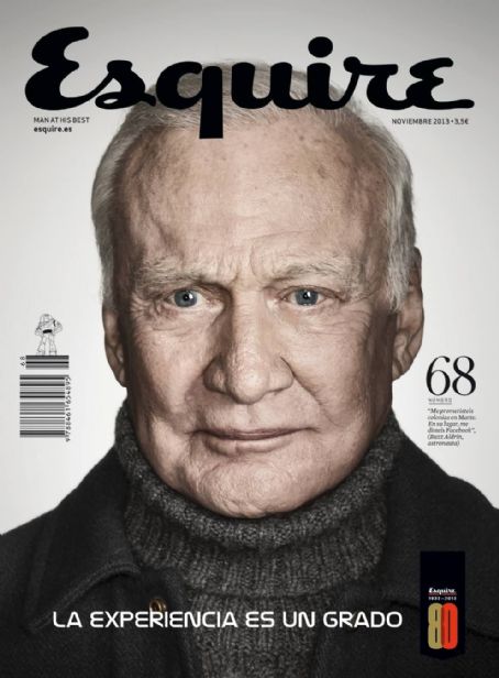 Buzz Aldrin, Esquire Magazine November 2013 Cover Photo - Spain