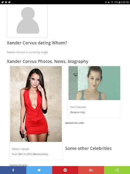 Who is Xander Corvus dating? Xander Corvus girlfrien image picture