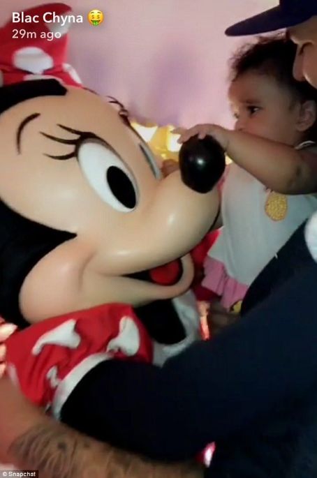 Blac Chyna, Rob Kardashian, and Dream Celebrate Father's Day in Disneyland in Anaheim, California - June 18, 2017
