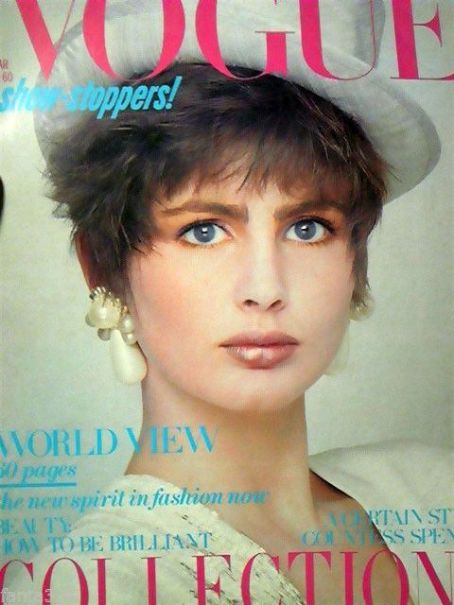 Patrick DeMarchelier, Alexa Singer, Vogue Magazine March 1985 Cover ...