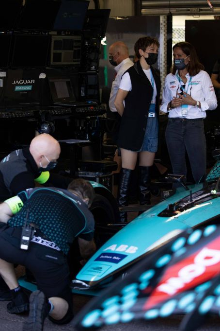 Iris Mittenaere And Léa Seydoux Celebrities Attend The Monaco E Prix 2021 Léa Seydoux 9957