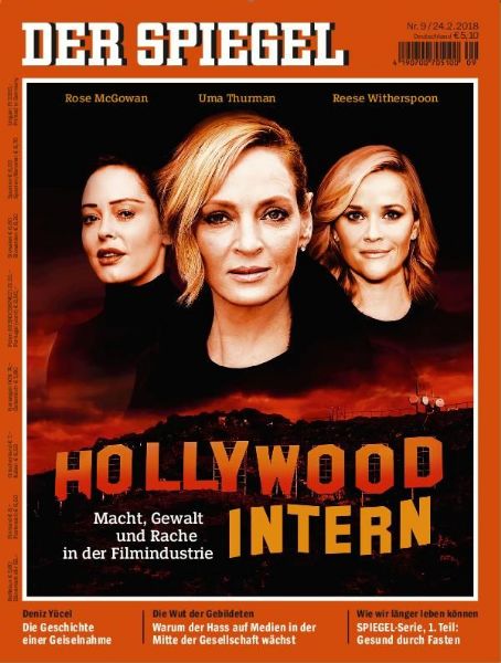 Rose McGowan, Reese Witherspoon, Uma Thurman - Der Spiegel Magazine Cover [Germany] (24 February 2018)