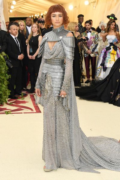 Zendaya Coleman in Versace dress :  2018 Met Gala
