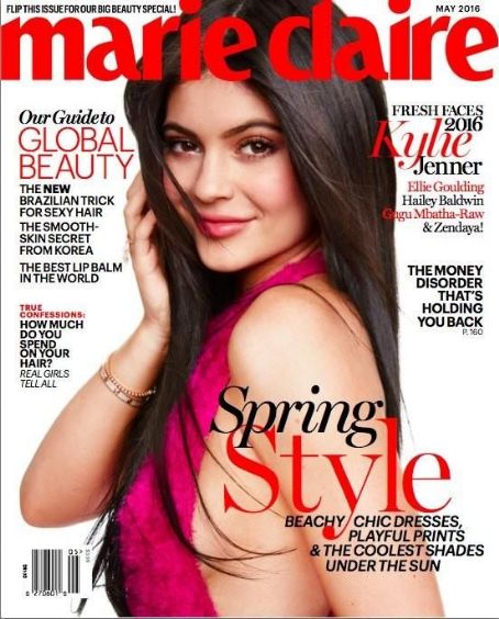 Hailey Bieber, Marie Claire Magazine May 2016 Cover Photo - United States