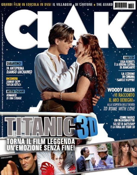 Kate Winslet, Leonardo DiCaprio - Ciak Magazine Cover [Italy] (April 2012)