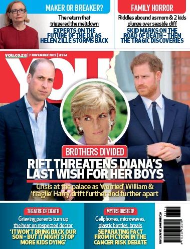 Prince Harry - You Magazine Cover [South Africa] (7 November 2019)