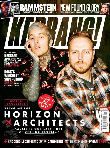 Oliver Sykes - Kerrang Magazine Cover [United Kingdom] (27 April 2019)