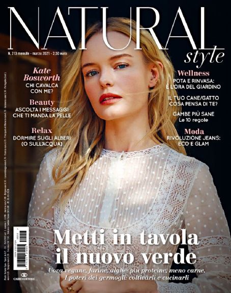 Kate Bosworth - Natural Style Magazine Cover [Italy] (March 2021)