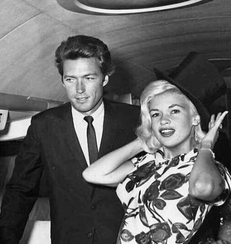 Clint Eastwood and Jayne Mansfield