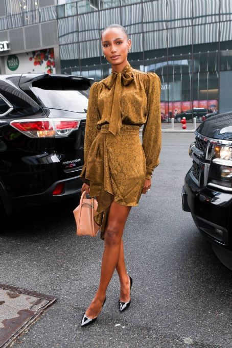 Jasmine Tookes – arriving at the Revolve party during NYFW in New York ...