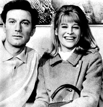 Julie Christie and Laurence Harvey