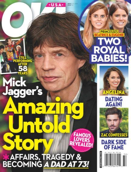 Mick Jagger - OK! Magazine Cover [United States] (31 July 2020)