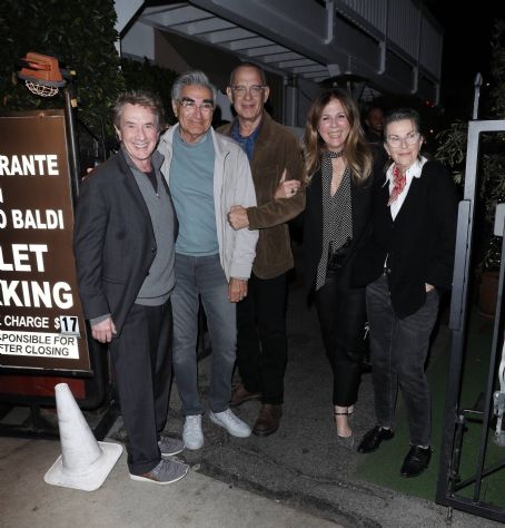 Rita Wilson – With Deborah Divine having dinner at Italian restaurant Giorgio Baldi