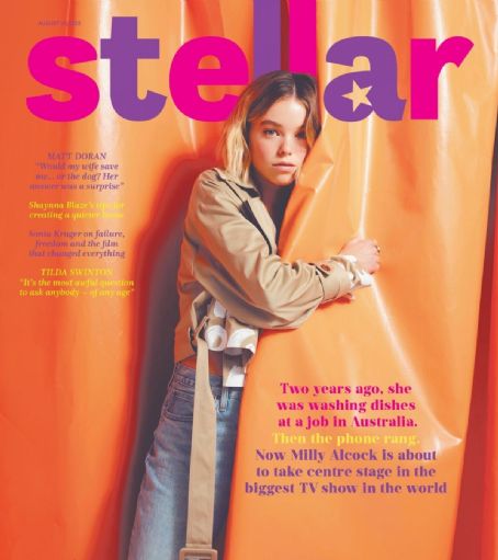 Milly Alcock, Stellar Magazine 14 August 2022 Cover Photo - Australia