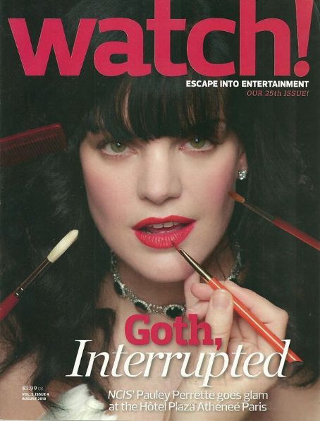 Pauley Perrette, Watch Magazine August 2010 Cover Photo - United States