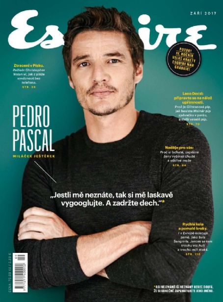 Pedro Pascal - Esquire Magazine Cover [Czech Republic] (September 2017)