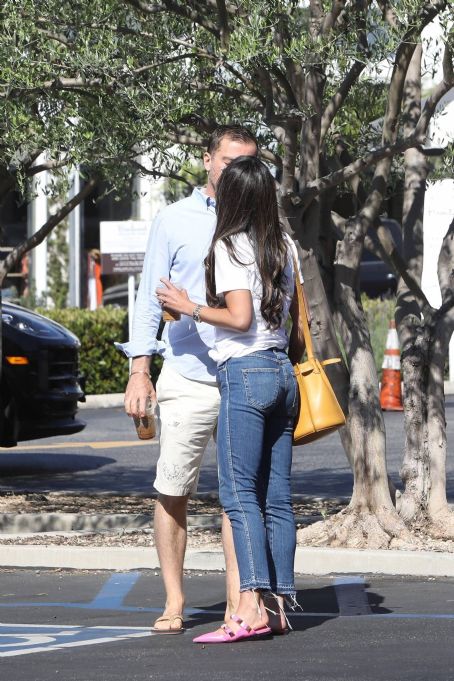 Jordana Brewster – With her fiance Mason Morfit out in Brentwood