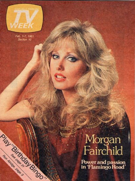 Morgan Fairchild - TV Week Chicago Tribune Magazine Cover [United States] (1 February 1981)
