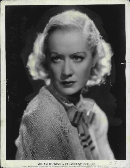 Miriam Hopkins 