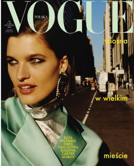 Julia van Os, Vogue Magazine April 2020 Cover Photo - Poland