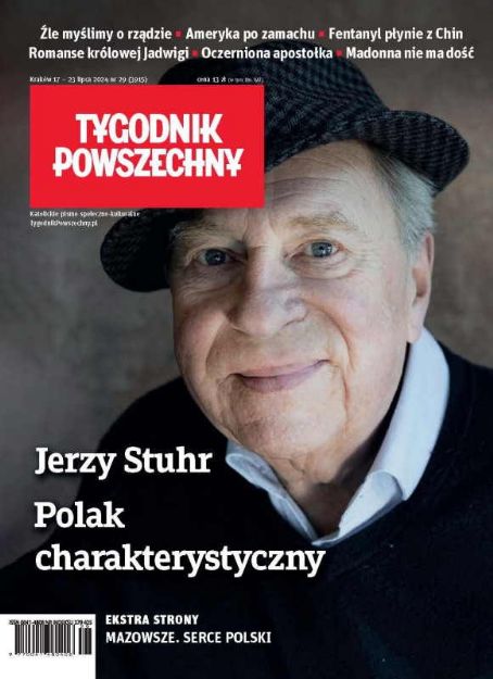 Jerzy Stuhr - Tygodnik Powszechny Magazine Cover [Poland] (17 July 2024)