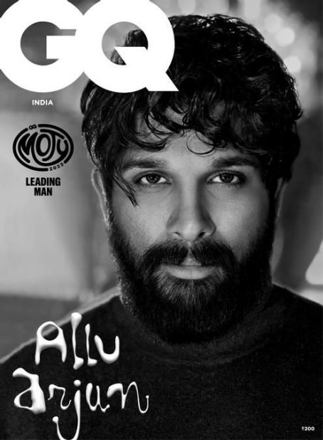 Allu Arjun, GQ Magazine January 2023 Cover Photo - India