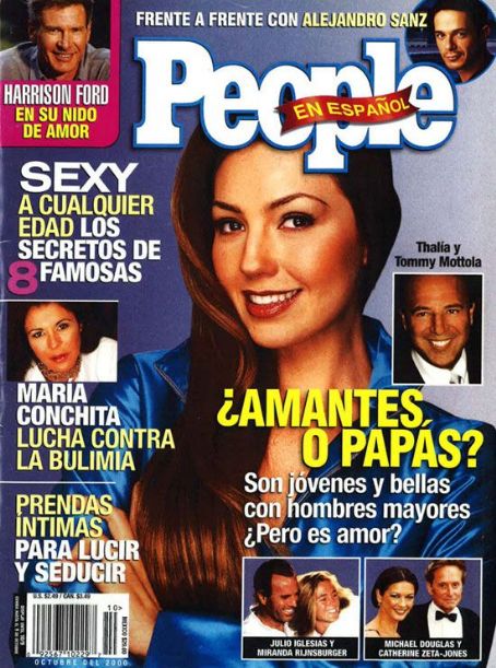 Thalía, People en Espanol Magazine October 2000 Cover Photo - Mexico