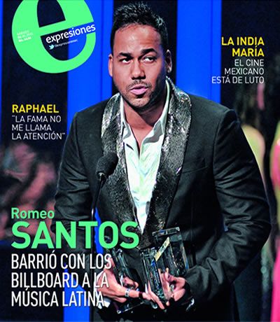 Romeo Santos - Expresiones Magazine Cover [Ecuador] (2 May 2015)