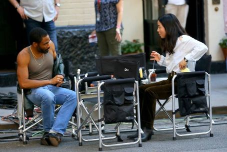 Maya Erskine – on the set of ‘Mr. and Mrs. Smith’ in New York