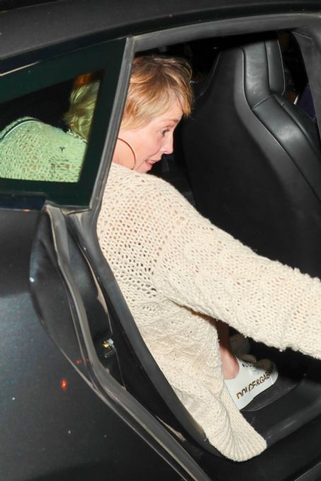 Sharon Stone – Leaving Craig’ after dinner in West Hollywood