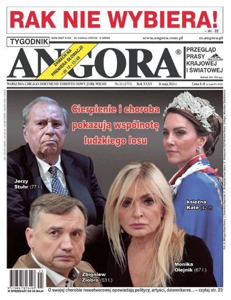 Monika Olejnik - Angora Magazine Cover [Poland] (20 May 2024)