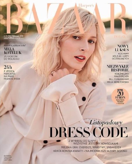 Mela Koteluk, Harper's Bazaar Magazine November 2018 Cover Photo - Poland