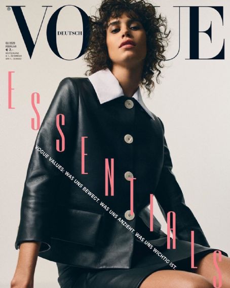 Anok Yai, Vogue Magazine February 2020 Cover Photo - Germany