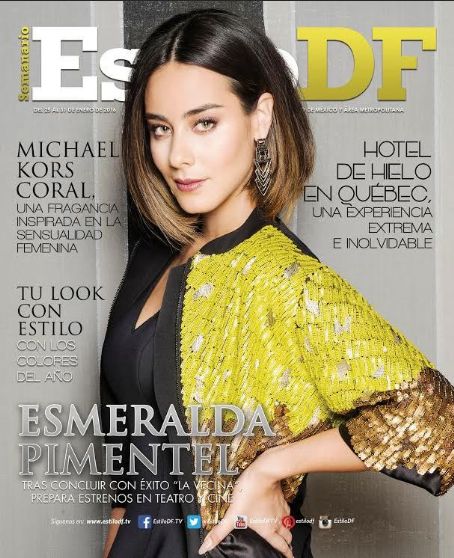 Esmeralda Pimentel, Estilo Df Magazine 25 January 2016 Cover Photo - Mexico