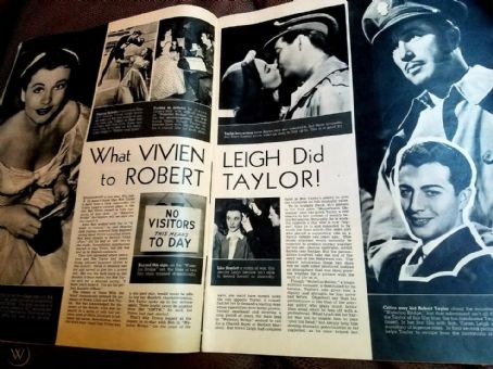Vivien Leigh and Robert Taylor
