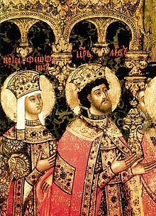 Leo VI the Wise and Theophano, wife of Leo VI