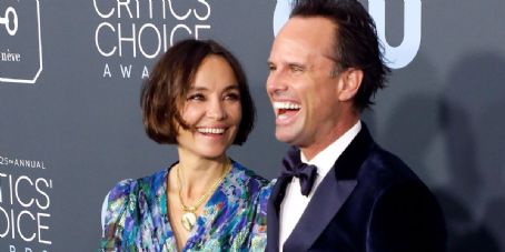 Walton Goggins and Nadia Conners