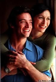 Claudia Karvan and Hugh Jackman