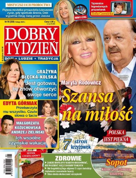 Maryla Rodowicz Dobry Tydzien Magazine 01 February 2021 Cover Photo Poland