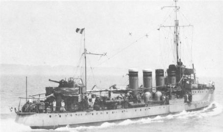 French destroyer Commandant Bory