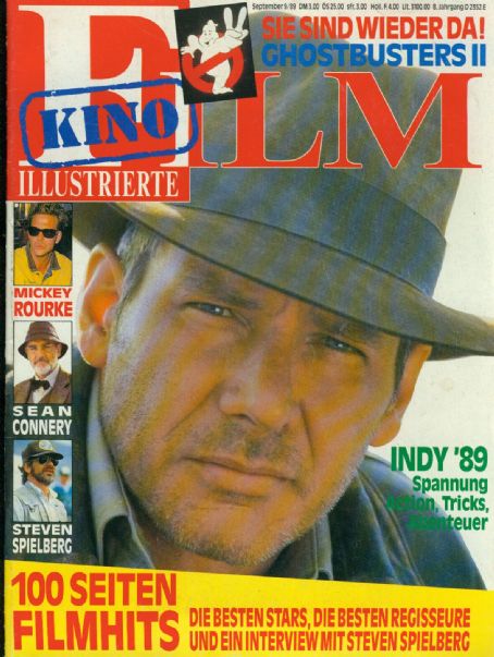 Harrison Ford - Film Illustrierte Magazine Cover [West Germany] (September 1989)