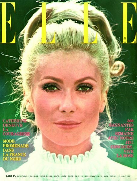 Catherine Deneuve - Elle Magazine Cover [France] (27 July 1967)