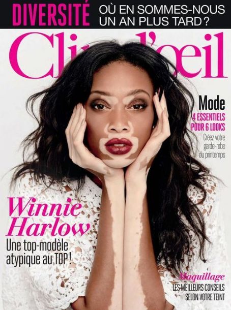 Winnie Harlow Clin D Oeil Magazine April 16 Cover Photo Canada