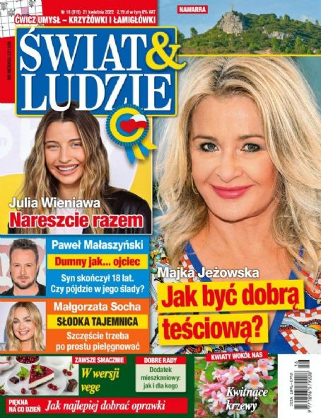 Majka Jeżowska, Swiat & Ludzie Magazine 21 April 2022 Cover Photo - Poland