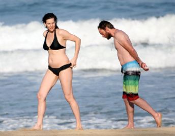 Liv Tyler Vacations in Warmer Climate