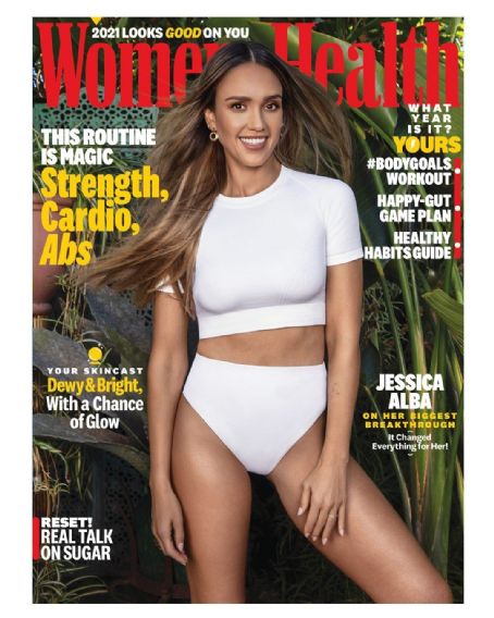 Jessica Alba - Women's Health Magazine Cover [United States] (January 2021)