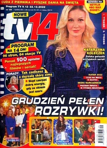 Kasia Koleczek Tv14 Magazine 09 December 2022 Cover Photo Poland