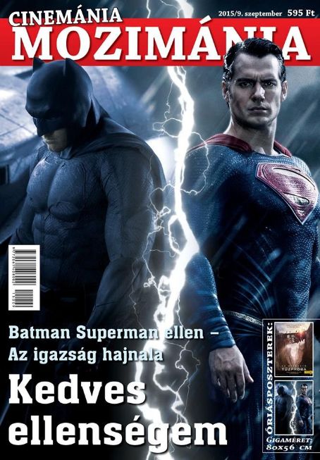 Ben Affleck, Henry Cavill - Mozimania Magazine Cover [Hungary] (September 2015)